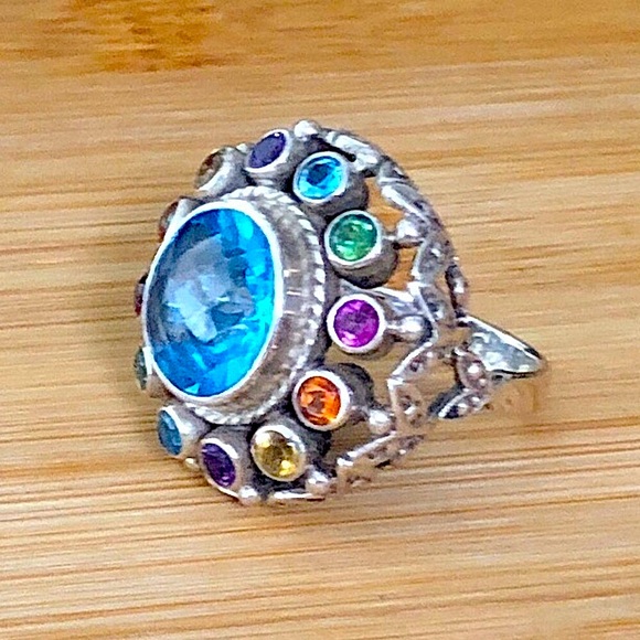 $126  Nicky Butler Limited Edition Ring Rare #112/400 925 Sterling  Size 7 & 1/4 - Picture 4 of 7